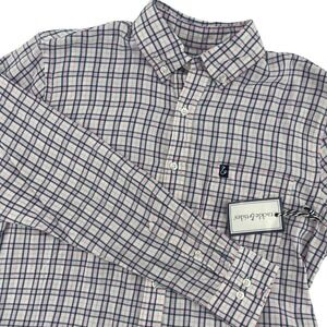 NEW Tackle & Tides Mens Button‎ Down Shirt Plaid Long Sleeve Cotton Size M